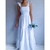Vestido branco decote reto alça babado noiva civil na internet