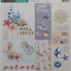 EQ LAMINA DECOUPAGE 30X30 CM COD915