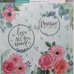 EQ LAMINA DECOUPAGE 30X30 CM COD611