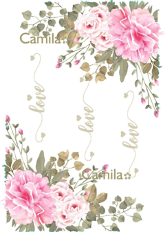 CAMILA LAMINA DECOUPAGE A4 D230