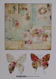 ESTAMPA FELICCE LAMINA DECOUPAGE A4 D-02