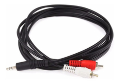 Cable 2 Rca X Miniplug 3.5 Stereo