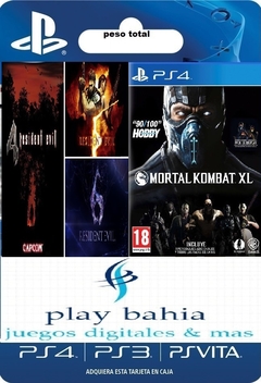 Combo Resident Evil Triple Pack + mk xl