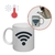 TAZA MAGICA CERAMICA CAMBIA COLORES POR CALIENTE WIFI X1