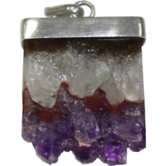 Amethyst Slab Rough Pendant