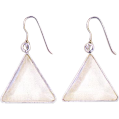 Crystal Voguel Triangle Earrings