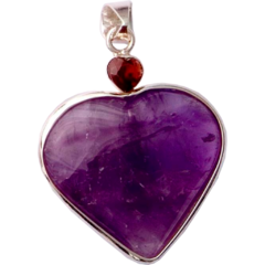 Heart with Accent Heart Pendant