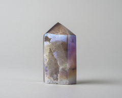 Agate Druzy with Aura Towers on internet