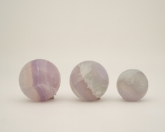 Lavender Fluorite Spheres
