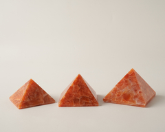 Orange Calcite Pyramids - buy online