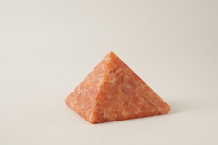 Orange Calcite Pyramids - online store