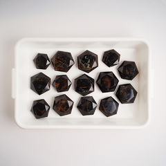 Black Obsidian with Hematite Hexagons - buy online