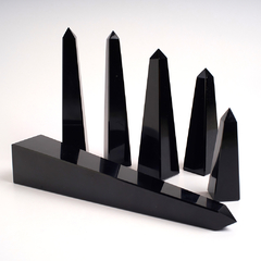 Black Obsidian Obelisks