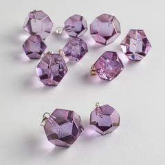 Pink Aura Dodecahedron Pendants - buy online