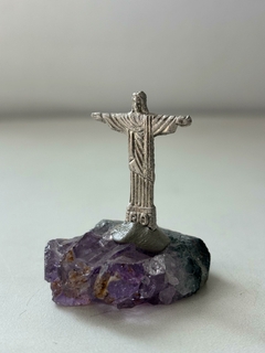 Image of Christ the Redeemer on Crystal Base