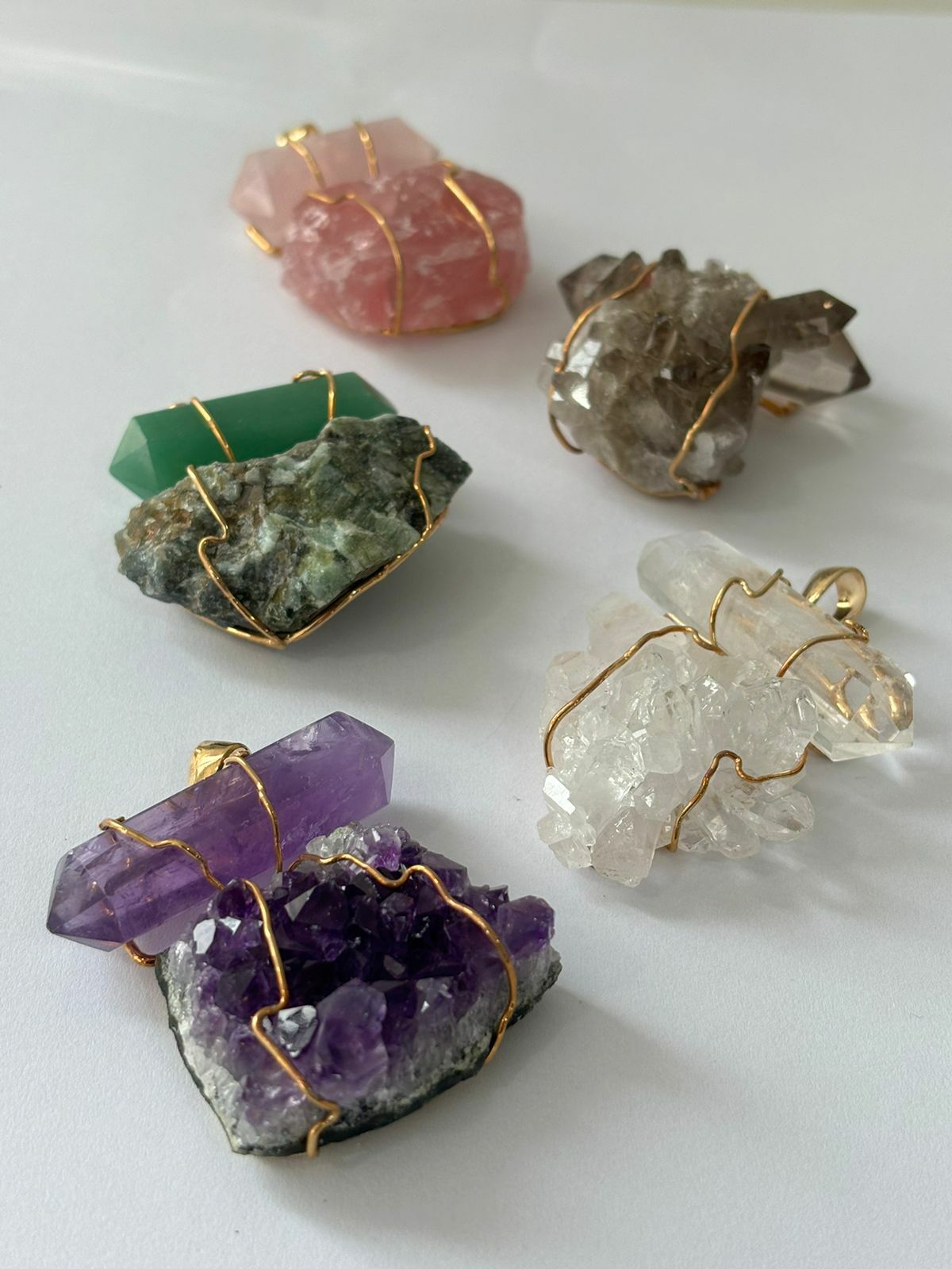 Crystal Druzes with DTs Pendants - buy online