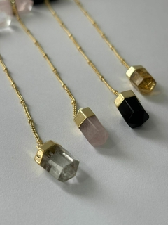 Points with DTs Crystal Pendant