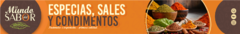 Banner de la categoría ESPECIAS, CONDIMENTOS Y SALES