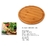 Tabla Pizza 33cm Cortar Picada Pizzera Madera Bambu Redonda - tienda online