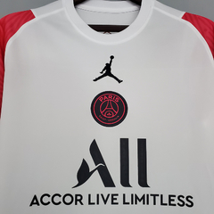 Camisa PSG Treino Branco e Rosa 20-21 - comprar online