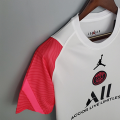 Camisa PSG Treino Branco e Rosa 20-21 - Freestyle Store