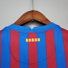 Camisa Barcelona Home 21-22 Feminina - comprar online