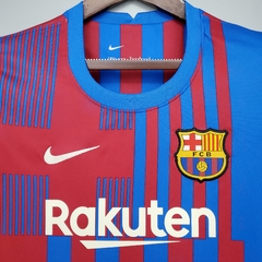 Camisa Barcelona Home 21-22 Feminina - loja online