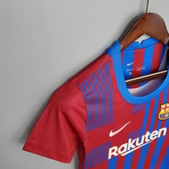 Camisa Barcelona Home 21-22 Feminina - comprar online