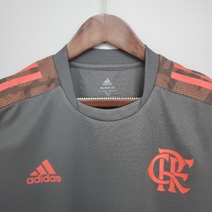 Camisa Flamengo Treino Cinza 21-22