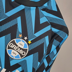 Camisa Treino Grêmio Azul e Preto 21-22 na internet