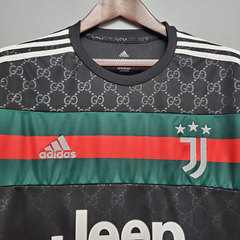 Camisa Juventus x Gucci Preta 20-21 - loja online