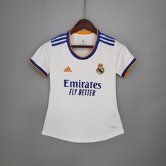 Camisa Real Madrid Home 21-22 Feminina