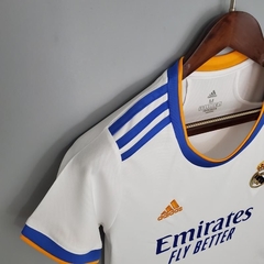 Camisa Real Madrid Home 21-22 Feminina - Freestyle Store