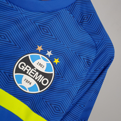 Camisa Treino Grêmio Azul e Verde 21-22 - loja online