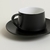 SET X 6 TAZAS Y PLATOS DE CAFE CONICAS NEGRA Y BLANCO 100 ML - comprar online