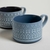 Mug Nepal Recto Bajo Gris & Azul 210 ml