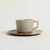 Taza y Plato Blanco y Vison Panal 200 ml - comprar online