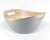 Bowl bamboo gris con asas