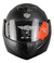 Casco Isp Kov Raw Solid Negro Mate Abatible Para Moto - comprar en línea