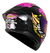 Casco Kov Abatible Rush Brainy Rosa Moto Certificado Dot - Motoboutiquebike