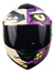 Casco Abatible Kov Dc Zero Two Faces Morado Luz Dot en internet