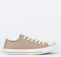 CT27520001 CHUCK TAYLOR ALL STAR ROSA NUDE/MARROM CLARO/BRANCO