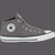 CT27540001 CHUCK TAYLOR ALL STAR HIGH STREET CINZA/PRETO/BRANCO