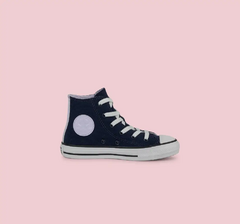 CK10670001 CHUCK TAYLOR ALL STAR MARINHO ESCURO/LAVANDA/BRANCO