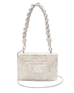 ISLA - BOLSA CLUTCH MADREPÉROLA RETANGULAR - DIONE - loja online