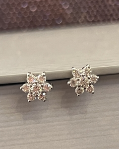 Moissanite - Brinco Florzinha