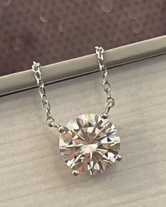 Moissanite - Colar Ponto de Luz