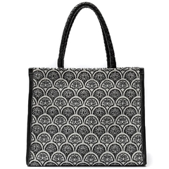 ISLA - BOLSA MAXI TOTE SIRENA JACQUARD