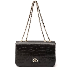 ISLA - BOLSA ANNE JUMBO EM COURO NATURAL MAXI CROC - comprar online