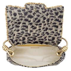 ISLA - BOLSA SATCHEL ANIMALIER NATURAL - Místika Acessórios